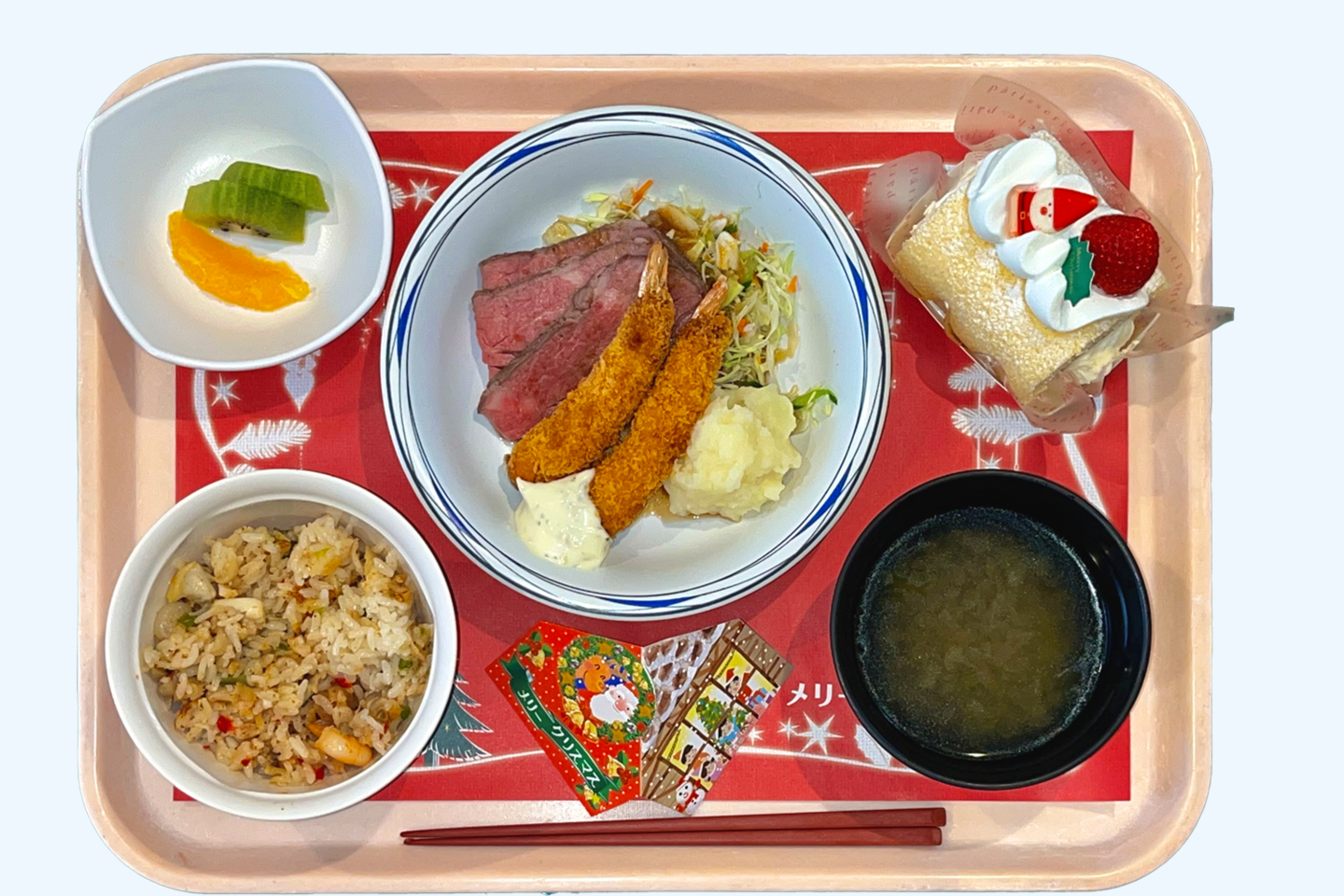 お食事サンプル（クリスマス））